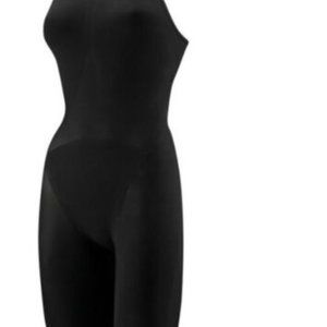 NEW SPEEDO FASTSKIN LZR RACER ELITE 2 RECORDBREAKER OPEN BACK KNEESKIN SIZE 24.